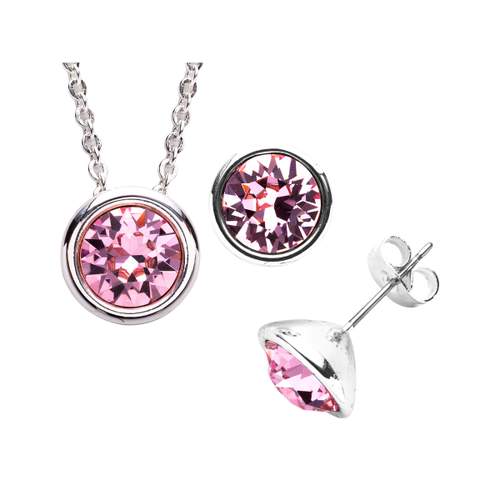 Parure fantaisie cristal octobre