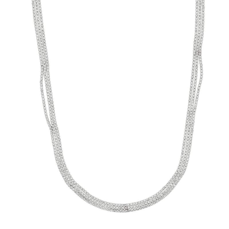 Collier fantaisie cristal - vue 1