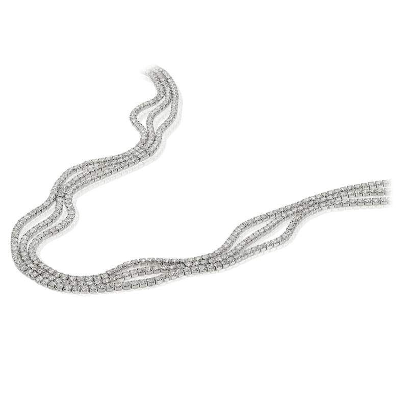 Collier fantaisie cristal - vue D1