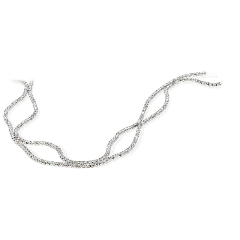Collier fantaisie cristal - vue D1