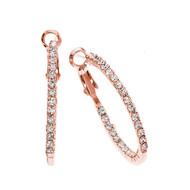 Boucles d'oreilles fantaisie cristal