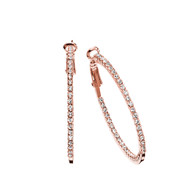 Boucles d'oreilles fantaisie cristal