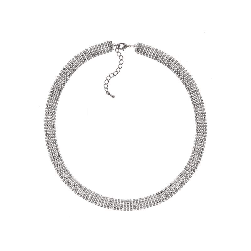 Collier fantaisie cristal - vue 1
