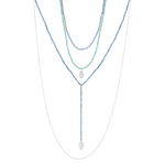 Collier acier fantaisie 46 cm - vue 1