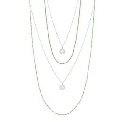 Collier acier fantaisie 47 cm