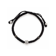 Bracelet cordon noir