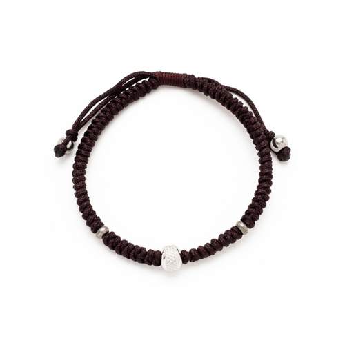 Bracelet cordon marron