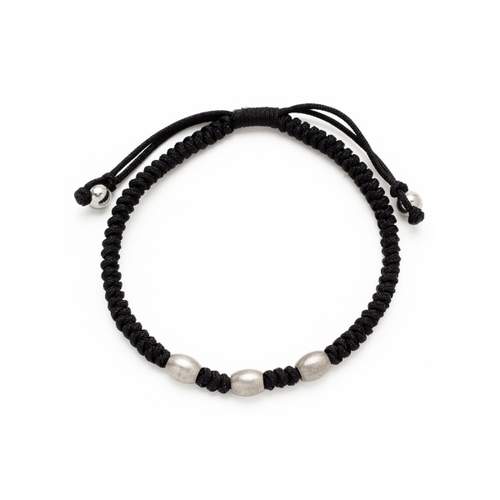 Bracelet cordon noir