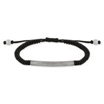 Bracelet cordon noir - vue 1