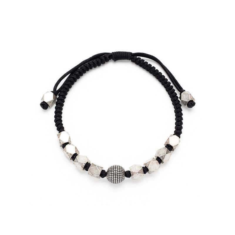 Bracelet cordon acier - vue 1