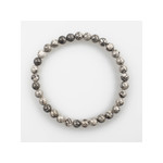 Bracelet pierres naturelles grises - vue 1