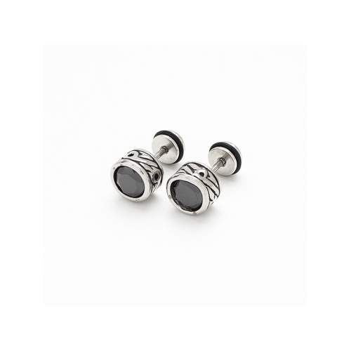 Boucles d'oreilles acier