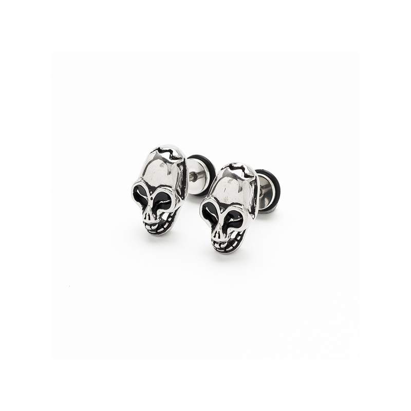 boucles d'oreilles acier - vue 1