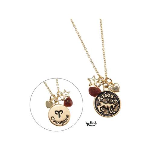 Collier laiton dore bélier