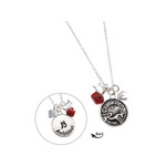 Collier laiton rhodié capricorne - vue 1