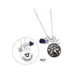 Collier laiton rhodié taureau - vue 1