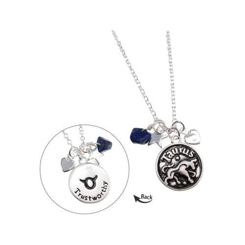 Collier laiton rhodié taureau