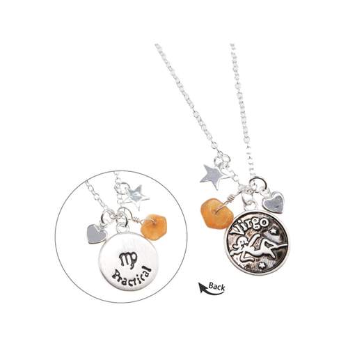 Collier laiton rhodié vierge