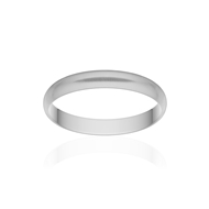 Alliance platine 950 mat ruban 3 mm