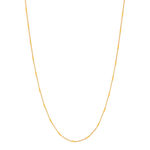 Collier plaqué or jaune 42 à 45 cm - vue 2