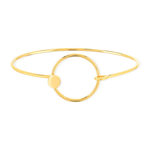 Bracelet plaqué or jaune 58 mm - vue 1