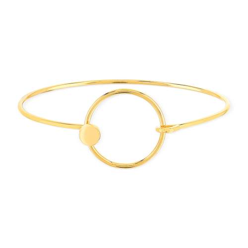58 mm yellow gold-plated bracelet