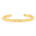 Bracelet plaqué or jaune zirconias 58 mm - vue 1