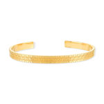 Geelgoud vergulde armband met etnisch motief, 62 mm - afbeelding 1