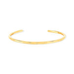 Bracelet plaqué or jaune 58 mm - vue 1