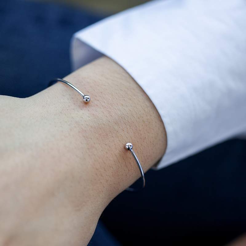 Bracelet argent 925 56 mm - vue porté 1