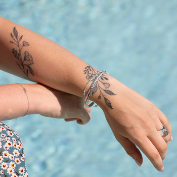 Zilveren armband 925 bolletjes 18 cm