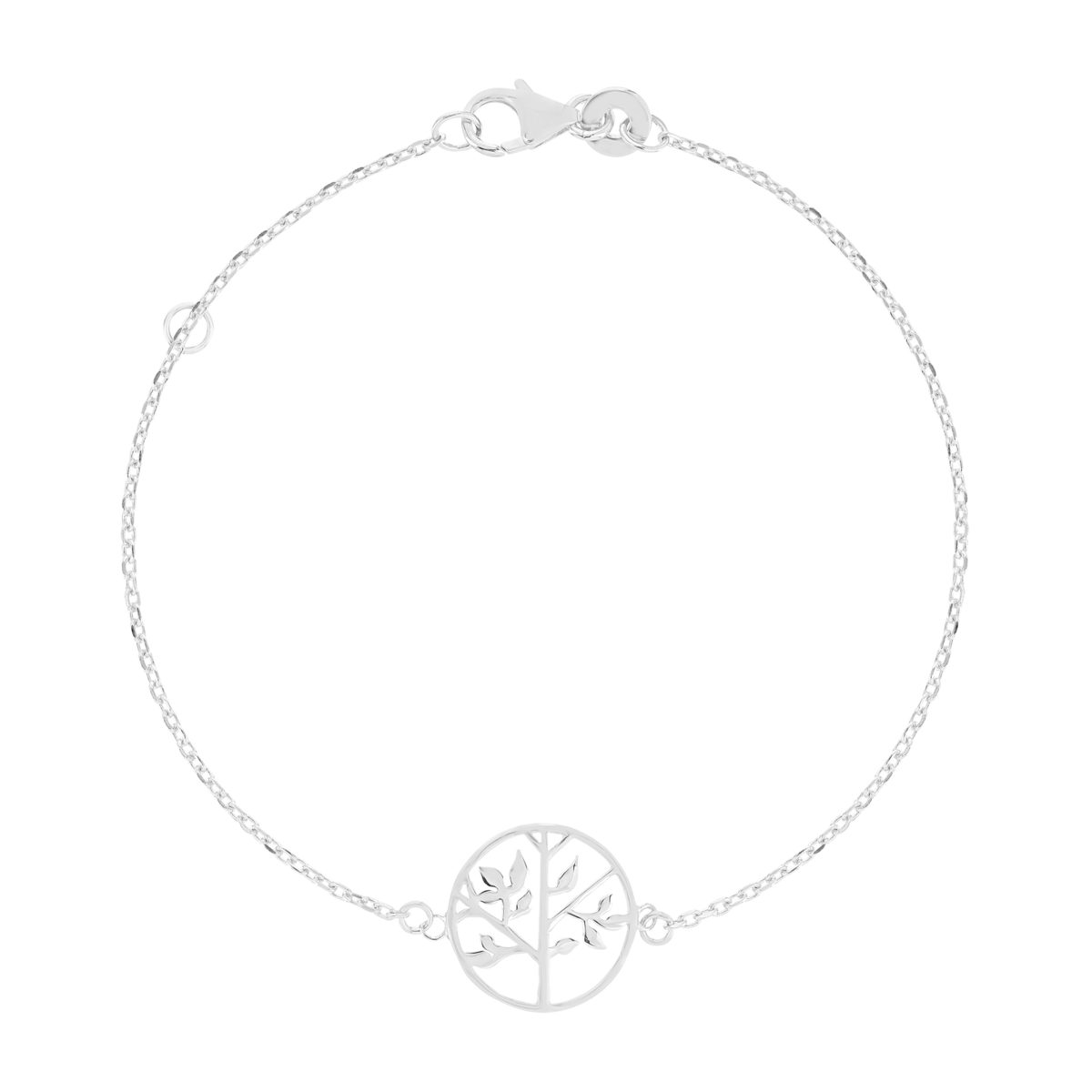 Bracelet argent 925, motif arbre de vie 18 cm