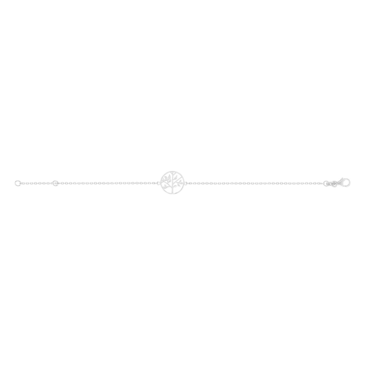 Bracelet argent 925, motif arbre de vie 18 cm - vue 2