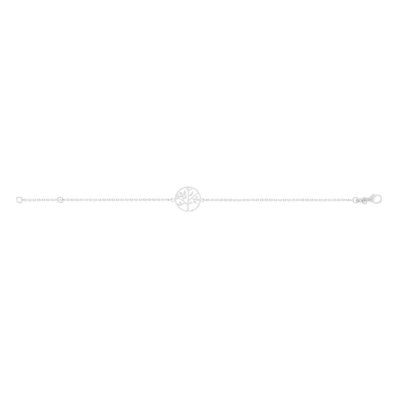 Bracelet argent 925, motif arbre de vie 18 cm - vue 2