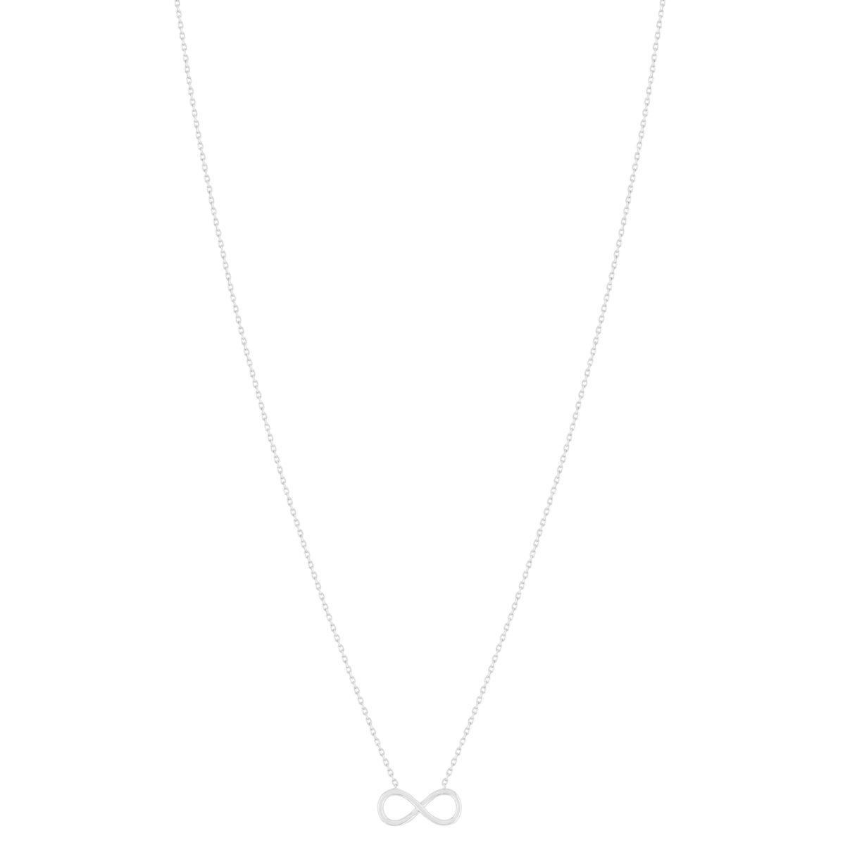 Collier argent 925, motif infini 45 cm - vue 2
