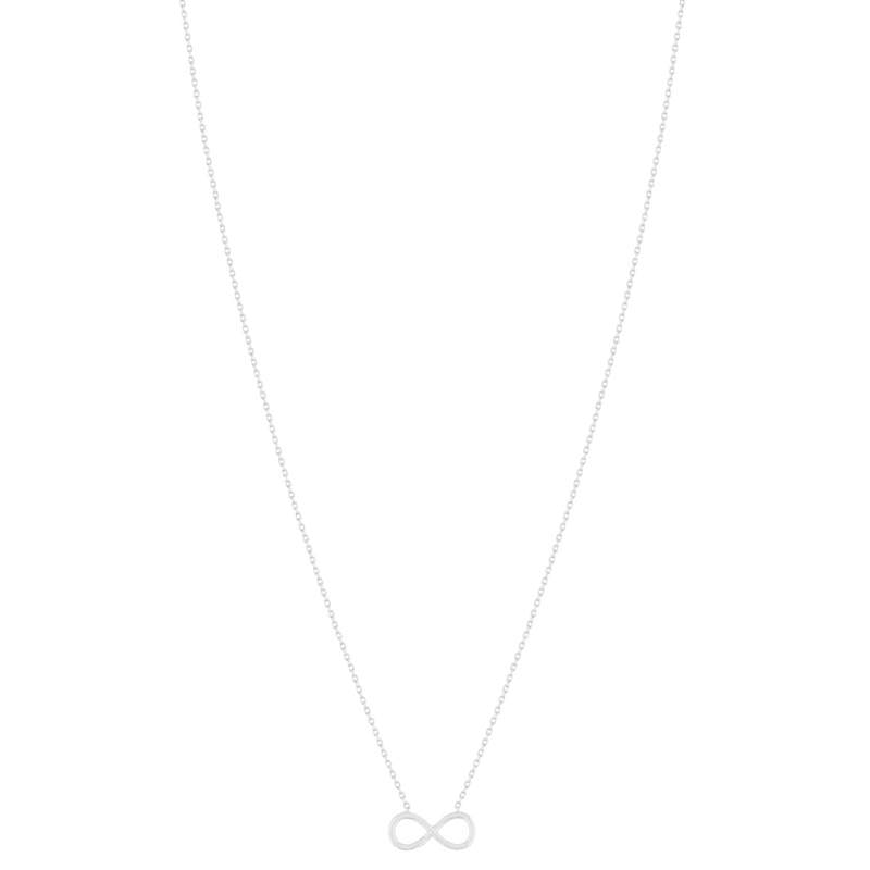 Collier argent 925, motif infini 45 cm - vue 2