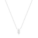 Collier argent 925 zirconias 45 cm - vue 1