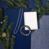 Parure homme bracelet et collier acier - vue VD1