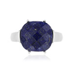 Bague argent 925 lapis lazuli - vue 3