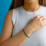 Bracelet élastique perles japonaises MIYUKI en verre émaillé multicolores - vue 1