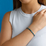 Bracelet élastique perles japonaises MIYUKI en verre émaillé multicolores - vue 1