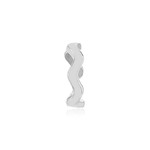 Clip d'oreille earcuff argent 925 effet ondulé vendu à l'unité - vue 2