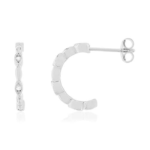 Boucles d'oreille argent 925 zirconias