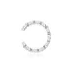 Oorclip (earcuff) van 925 zilver in kettingstijl, per stuk verkocht - afbeelding 1
