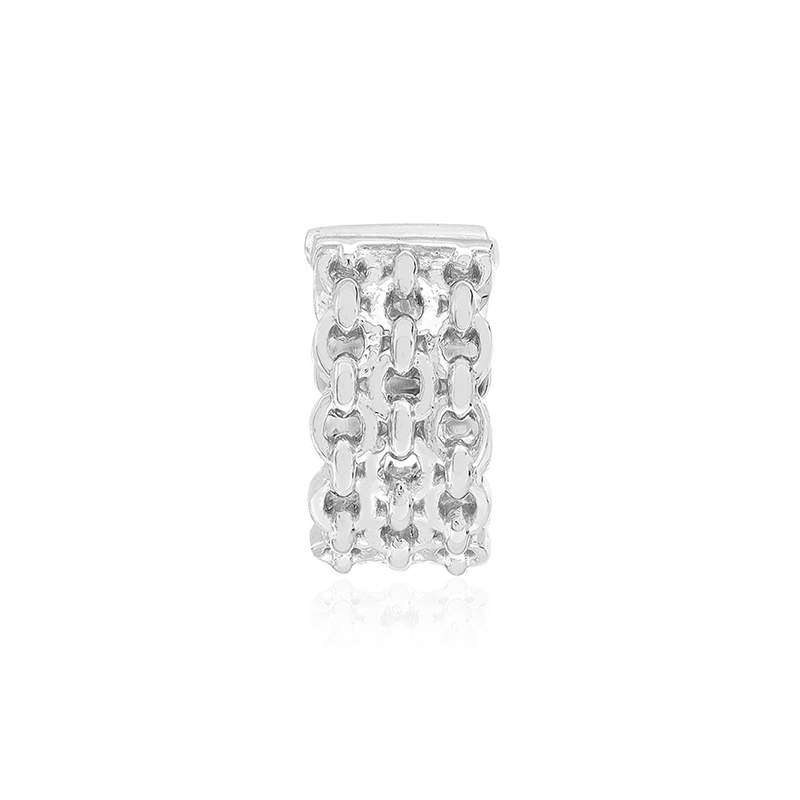 Clip d'oreille earcuff argent 925 style chainage vendu à l'unité - vue 2