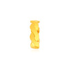 Clip d'oreille plaqué or jaune, style tressé. - vue V2
