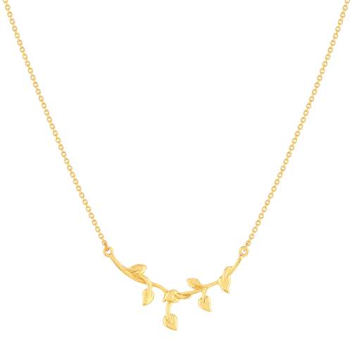 Gold necklace 375 yellow 45 cm