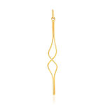 Pendentif or 375 jaune - vue 1