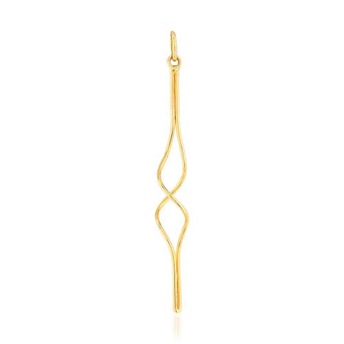 Pendentif or 375 jaune