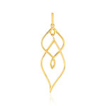 Pendentif or 375 jaune - vue 1